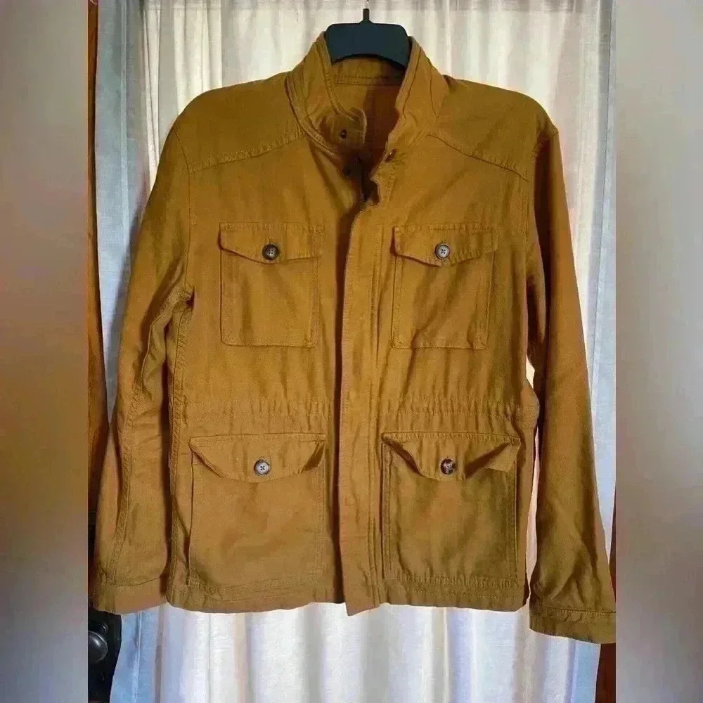 Zara Ochre Utility Jacket